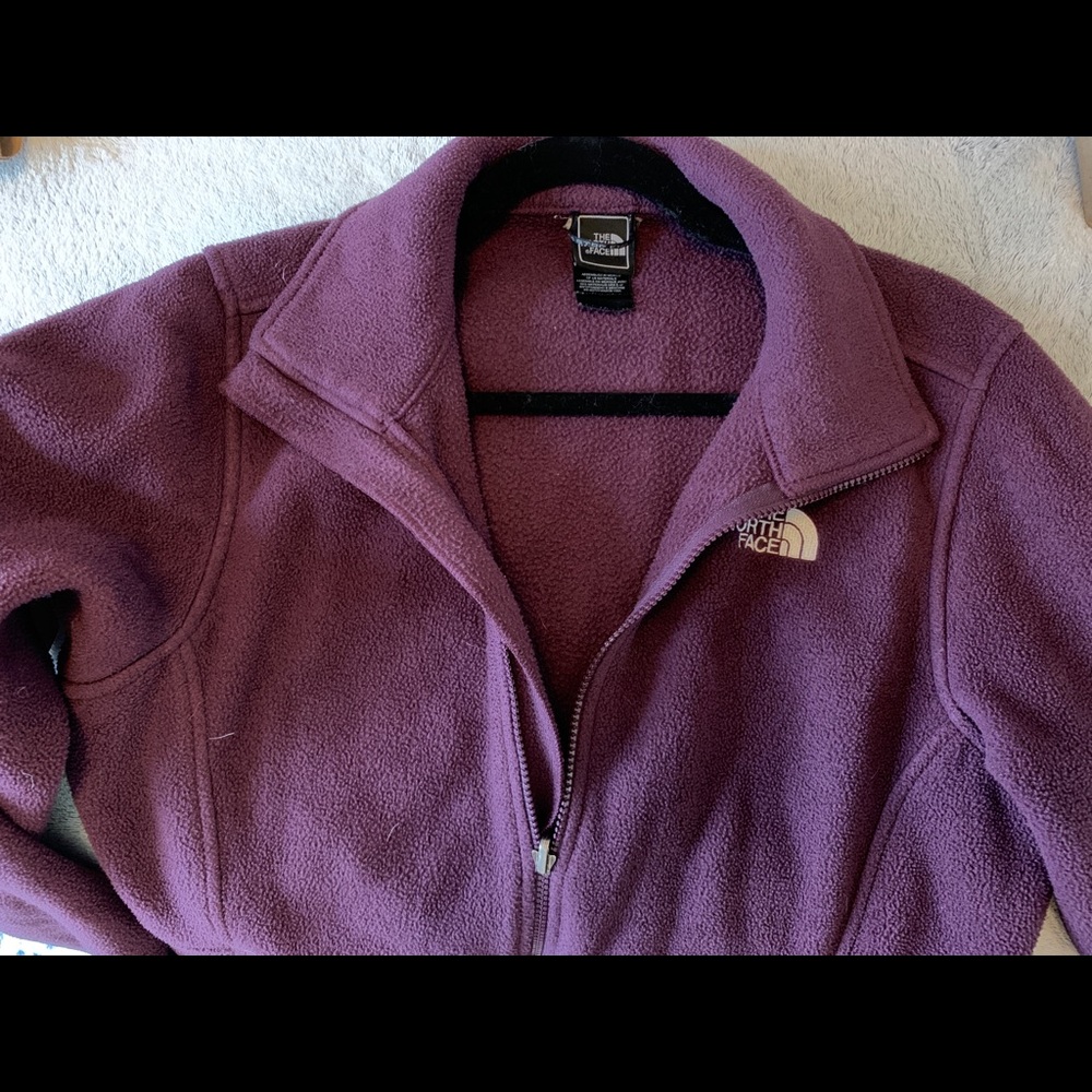 Purple fleece jacket